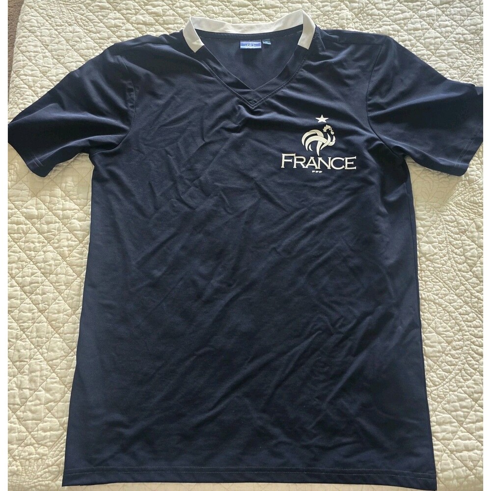 FFF Fédération Française de Football Soccer Shirt Blue Griezmann #7